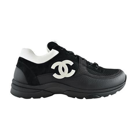 all black chanel sneakers|authentic chanel sneakers.